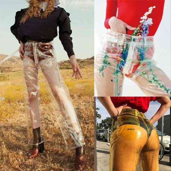 women ladies high waist loose pants waterproof clear pvc plastic skinny pants loose long trousers, Black;white
women ladies high waist loose pants waterproof clear pvc plastic skinny pants loose long trousers, Black;white