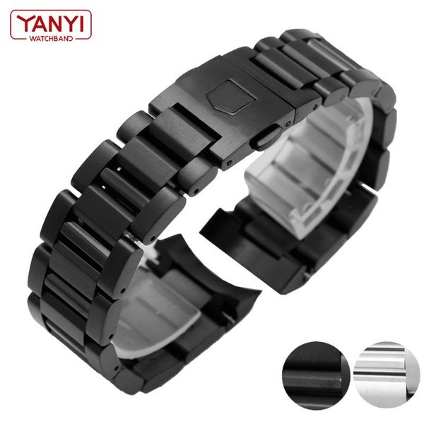 watch bands stainless steel watchband 22mm solid metal band curved end strap mens bracelet silver black color, Black;brown
watch bands stainless steel watchband 22mm solid metal band curved end strap mens bracelet silver black color, Black;brown