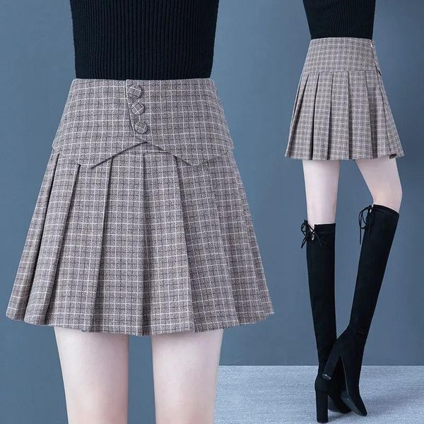 skirts pleated skirt women's 2021 korean fashion high-waisted short mini a-line plaid black
skirts pleated skirt women's 2021 korean fashion high-waisted short mini a-line plaid black