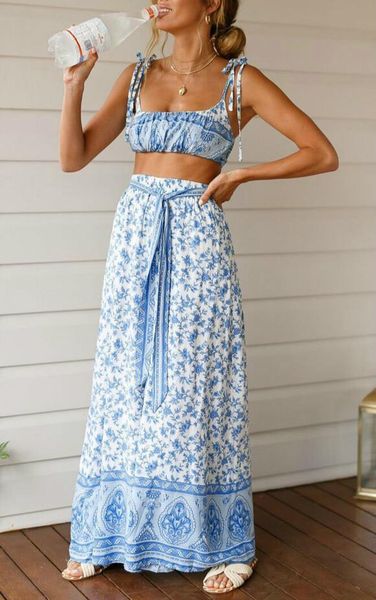 arrivals ladies blue off shoulder tank wide long pants women two piece set and outfits women's, White
arrivals ladies blue off shoulder tank wide long pants women two piece set and outfits women's, White