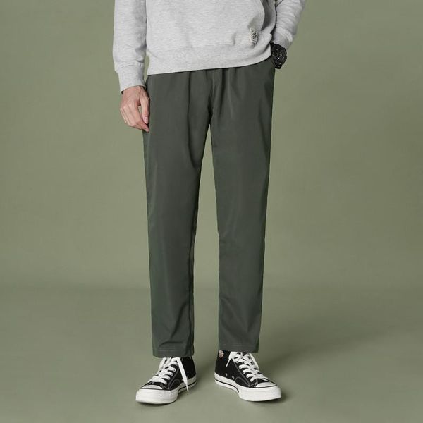 men's pants solid color sports 2021 summer fitness casual drawstring street fashion, Black 
men's pants solid color sports 2021 summer fitness casual drawstring street fashion, Black