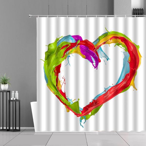 shower curtains creative heart shape water color curtain colorful paint abstract pattern home bathroom decor screen waterproof
shower curtains creative heart shape water color curtain colorful paint abstract pattern home bathroom decor screen waterproof