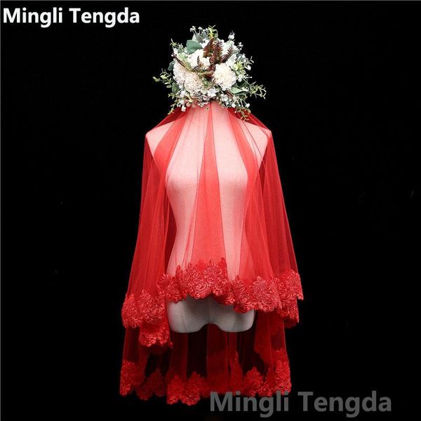 bridal veils voile mariage veu de noiva one layer 1.5 m long red wedding veil short full lace sluier cover mingli tengda, Black
bridal veils voile mariage veu de noiva one layer 1.5 m long red wedding veil short full lace sluier cover mingli tengda, Black
