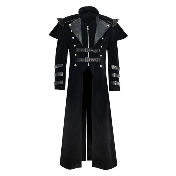 men's trench coats gothic court banquet coat long sleeve full length split zipper buckle windbreaker party retro, Tan;black
men's trench coats gothic court banquet coat long sleeve full length split zipper buckle windbreaker party retro, Tan;black