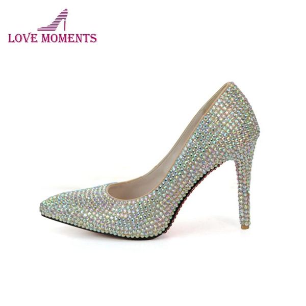 dress shoes bling silver ab crystal wedding daughter pumps pointed toe bridal red rhinestone bottom big size 47, Black
dress shoes bling silver ab crystal wedding daughter pumps pointed toe bridal red rhinestone bottom big size 47, Black