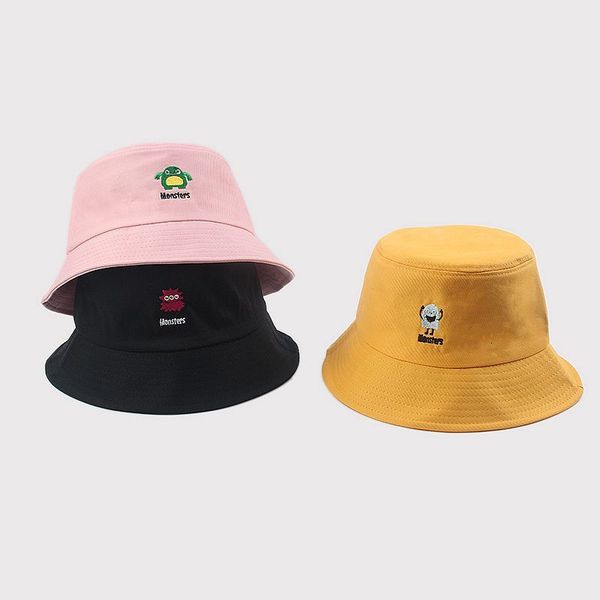 basin men's new cartoon pattern embroidered fisherman's women's summer outdoor sunscreen versatile pure cotton hat fashion
basin men's new cartoon pattern embroidered fisherman's women's summer outdoor sunscreen versatile pure cotton hat fashion