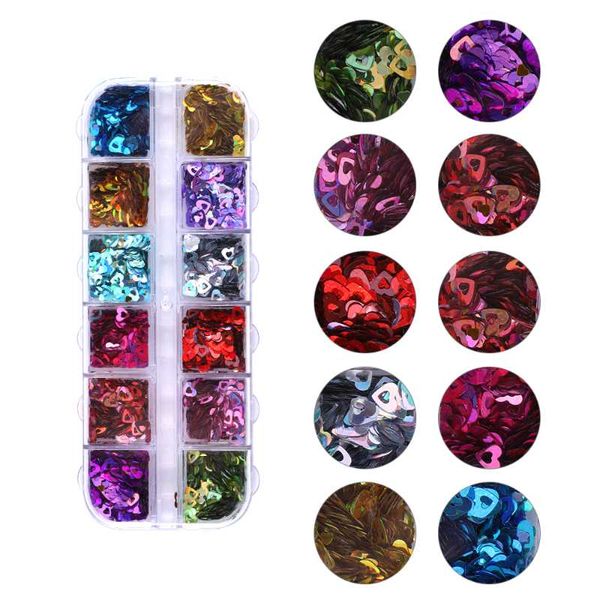 nail glitter design art sticker laser sequins heart star 12 color ultra thin decoration, Silver;gold
nail glitter design art sticker laser sequins heart star 12 color ultra thin decoration, Silver;gold