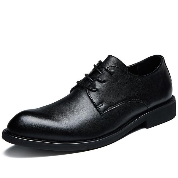 dress shoes men leather business men's fashion flats spring office formal male footwear oxfords wholesale drop, Black
dress shoes men leather business men's fashion flats spring office formal male footwear oxfords wholesale drop, Black