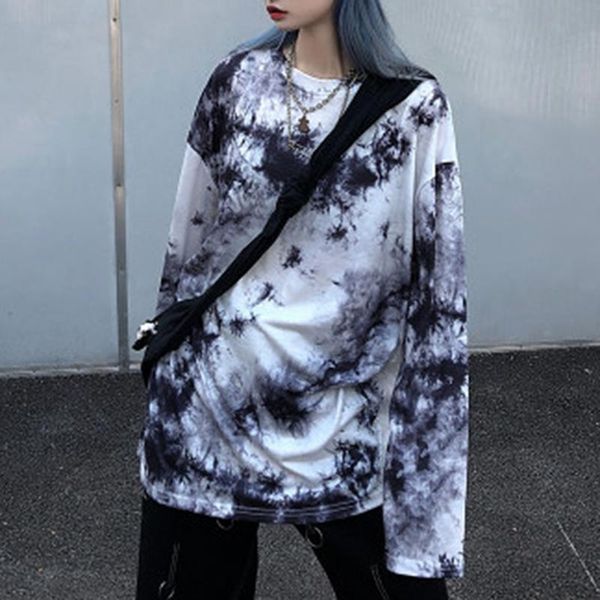 harajuku women t shirt creative tie dye casual o-neck long sleeve loose female tee streetwear autumn ladies shirts women's t-shirt, White
harajuku women t shirt creative tie dye casual o-neck long sleeve loose female tee streetwear autumn ladies shirts women's t-shirt, White