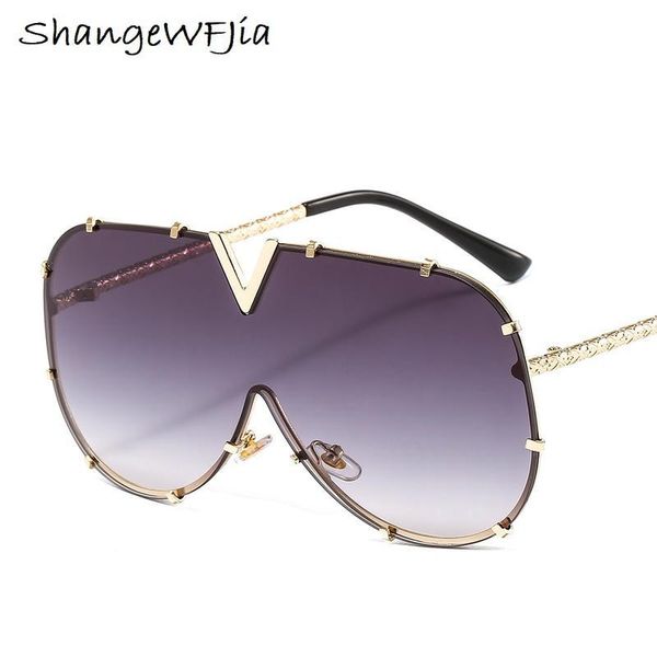 sunglasses big brand design aviation sunglasseswomen oversized men shades glasses luxury metal rivet trend unique female eyewear, White;black
sunglasses big brand design aviation sunglasseswomen oversized men shades glasses luxury metal rivet trend unique female eyewear, White;black