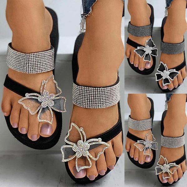 slippers women summer butterfly rhinestone platform sandals casual beach shoes wedges open toe ladies, Black
slippers women summer butterfly rhinestone platform sandals casual beach shoes wedges open toe ladies, Black
