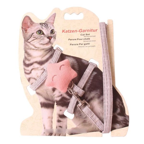 cat collars & leads pet chest back haulage rope package nylon vest i-shaped traction chain collar accessories
cat collars & leads pet chest back haulage rope package nylon vest i-shaped traction chain collar accessories