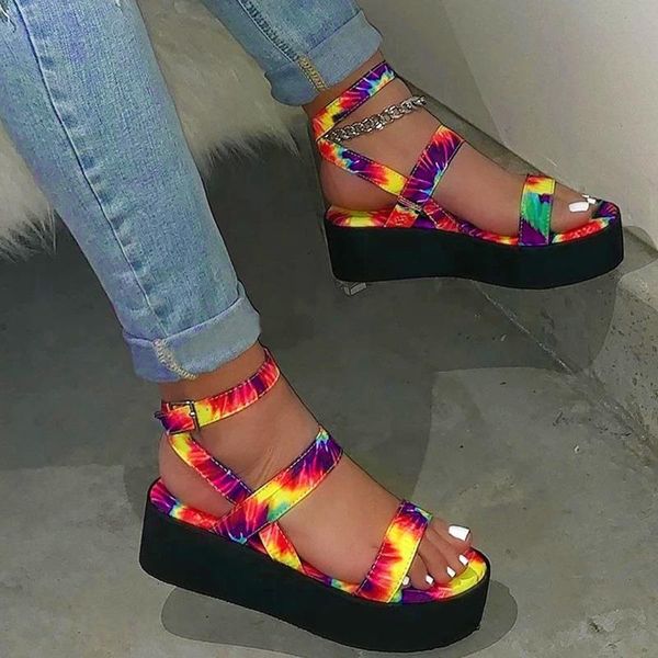 sandals women's shoes rainbow platform 2021 summer one-word buckle large size, Black
sandals women's shoes rainbow platform 2021 summer one-word buckle large size, Black