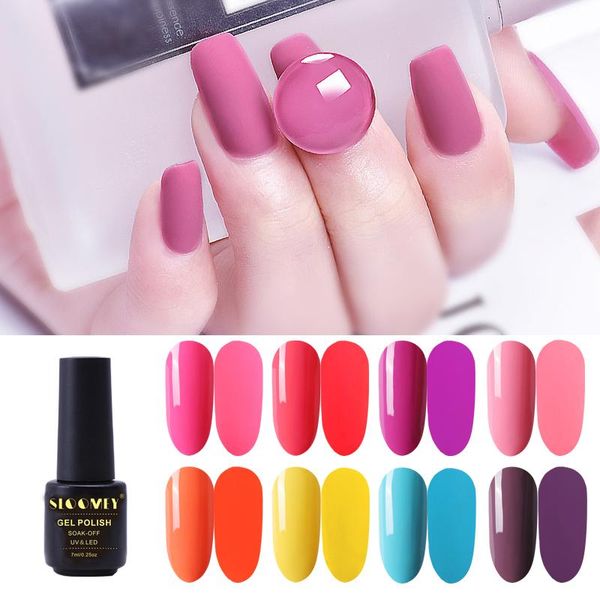 nail gel sloomey 7ml uv polish matte coat color soak off led varnish permanent art, Red;pink
nail gel sloomey 7ml uv polish matte coat color soak off led varnish permanent art, Red;pink