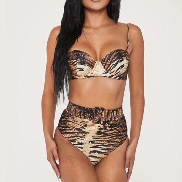 tiger printed bikinis bra high waist swimsuit women swimwear bikini set push up bathers bathing suit party one-piece suits
tiger printed bikinis bra high waist swimsuit women swimwear bikini set push up bathers bathing suit party one-piece suits