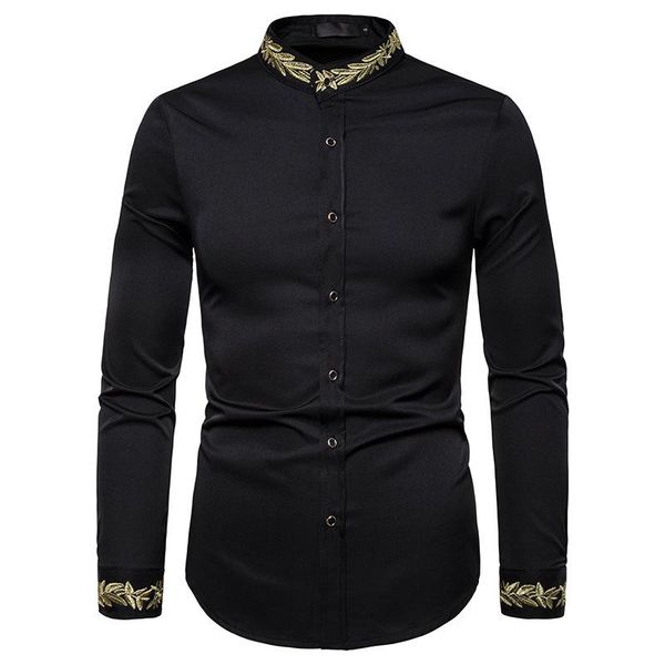 men's casual shirts fall 2021 fashion embroidered shirt western style pattern henry collar long-sleeved s.xxl, White;black
men's casual shirts fall 2021 fashion embroidered shirt western style pattern henry collar long-sleeved s.xxl, White;black