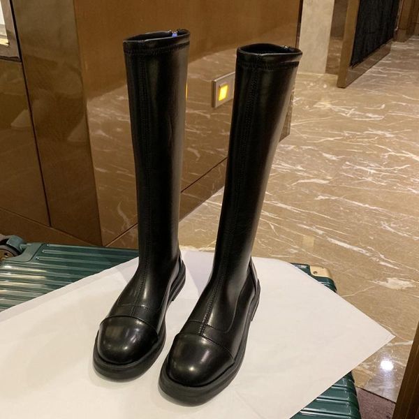 boots brand women's shoes thigh-high boots-women round toe zipper fashion over-the-knee 2021 autumn med rubber retro solid hoof, Black
boots brand women's shoes thigh-high boots-women round toe zipper fashion over-the-knee 2021 autumn med rubber retro solid hoof, Black