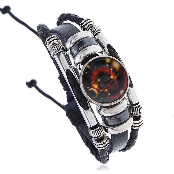 bangles bracelet punk beaded 12 cowhide net red student couple small gift luminous 12, Black
bangles bracelet punk beaded 12 cowhide net red student couple small gift luminous 12, Black