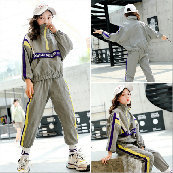 spring sets for girl suit childrens clothing new tracksuit teenage hip hop clothing half-zip casual girls clothes sets, White
spring sets for girl suit childrens clothing new tracksuit teenage hip hop clothing half-zip casual girls clothes sets, White