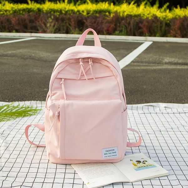 school bags fashion solid color backpack waterproof nylon women multiple zip pocket travel backpacks teenage girls schoolbag
school bags fashion solid color backpack waterproof nylon women multiple zip pocket travel backpacks teenage girls schoolbag