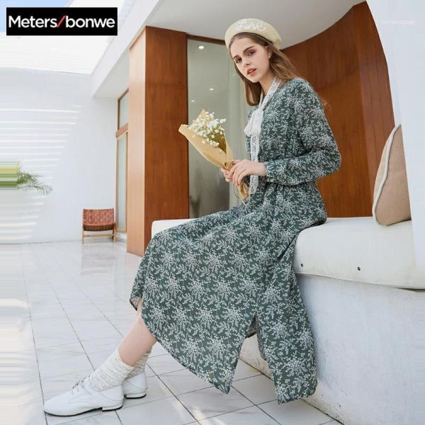 metersbonwe women dresses spring autumn o neck floral print prairie chic dress ruffle long sleeve straight 2412911, Black;gray
metersbonwe women dresses spring autumn o neck floral print prairie chic dress ruffle long sleeve straight 2412911, Black;gray