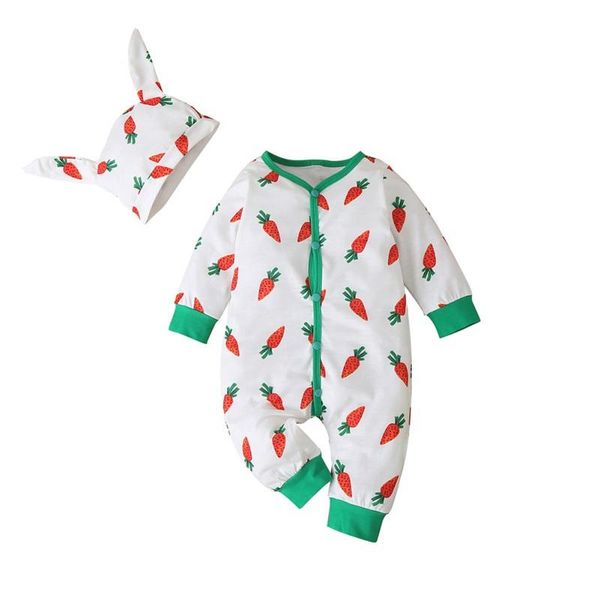 baby boy girl outfits sets infant cotton long sleeve carrot print romper with hat 2 set jumpsuits, Blue
baby boy girl outfits sets infant cotton long sleeve carrot print romper with hat 2 set jumpsuits, Blue