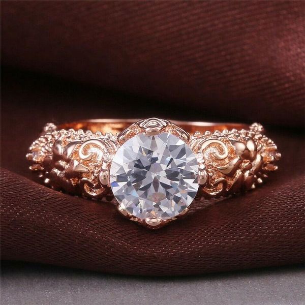 cluster rings rose gold ring wedding size 6-10 gorgeous women engagement, Golden;silver
cluster rings rose gold ring wedding size 6-10 gorgeous women engagement, Golden;silver