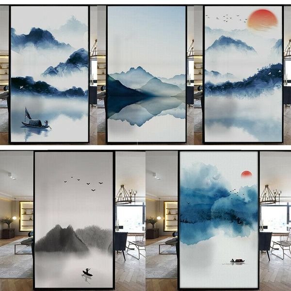 window stickers frosted glass film to protect privacy landscape colored chinese ink painting 3d static sticker
window stickers frosted glass film to protect privacy landscape colored chinese ink painting 3d static sticker