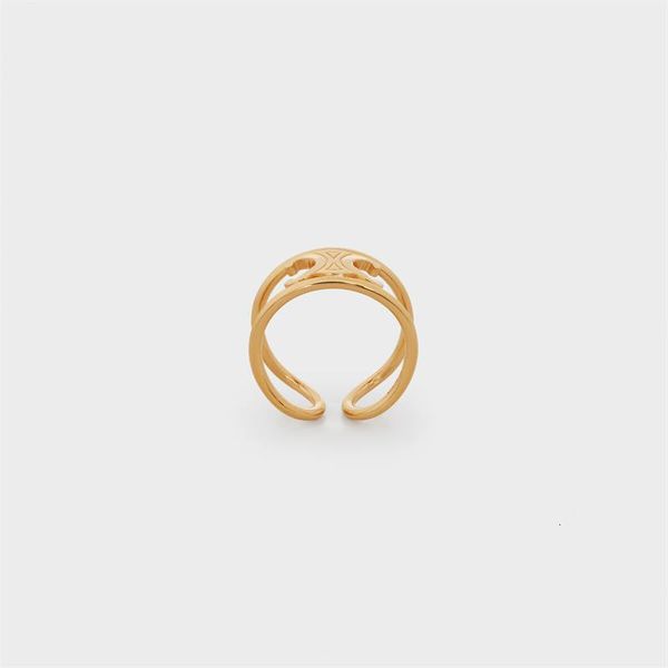 celi triumphal arch 2021 wind brass gold plated opening simple fashion ring cool, Silver
celi triumphal arch 2021 wind brass gold plated opening simple fashion ring cool, Silver