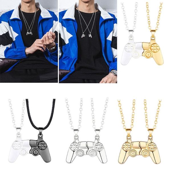 chains game console couple necklace a pair magnetite personality men's and women's valentine's day jewelry gifts b03b, Silver
chains game console couple necklace a pair magnetite personality men's and women's valentine's day jewelry gifts b03b, Silver
