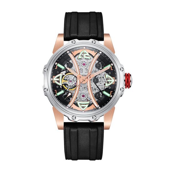wristwatches hanboro men watch mens automatic watches 50m waterproof luminous mechanical wristwatch skeleton rubber strap, Slivery;brown
wristwatches hanboro men watch mens automatic watches 50m waterproof luminous mechanical wristwatch skeleton rubber strap, Slivery;brown