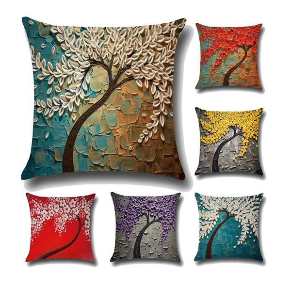 pillow case 45*45cm 3d oil painting trees flowers cover cherry blossom blooming printing pillowcase modern painted cushions
pillow case 45*45cm 3d oil painting trees flowers cover cherry blossom blooming printing pillowcase modern painted cushions
