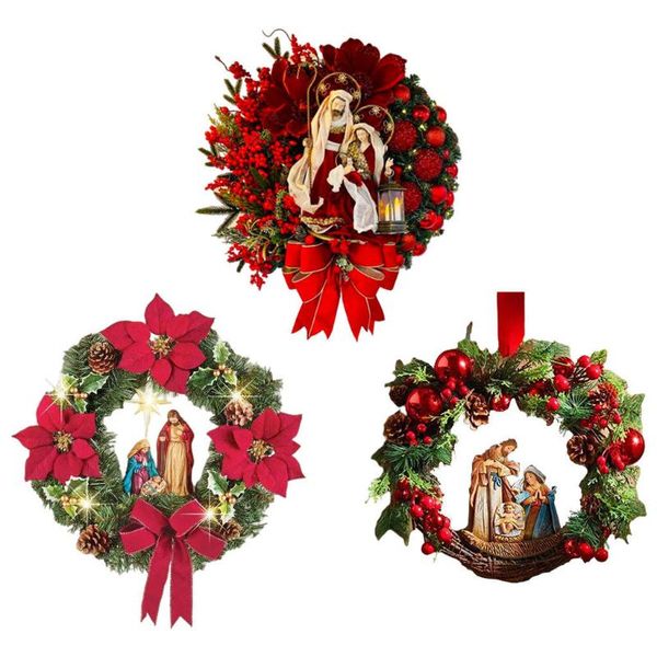 decorative flowers & wreaths romantic christmas wreath hanging ornament garland for indoor outdoor home wedding party
decorative flowers & wreaths romantic christmas wreath hanging ornament garland for indoor outdoor home wedding party