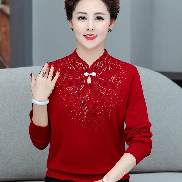 women's sweaters 2021 middle-aged spring autumn pullovers plus size 5xl thickened warm winter sweater coat mother a499, White;black
women's sweaters 2021 middle-aged spring autumn pullovers plus size 5xl thickened warm winter sweater coat mother a499, White;black