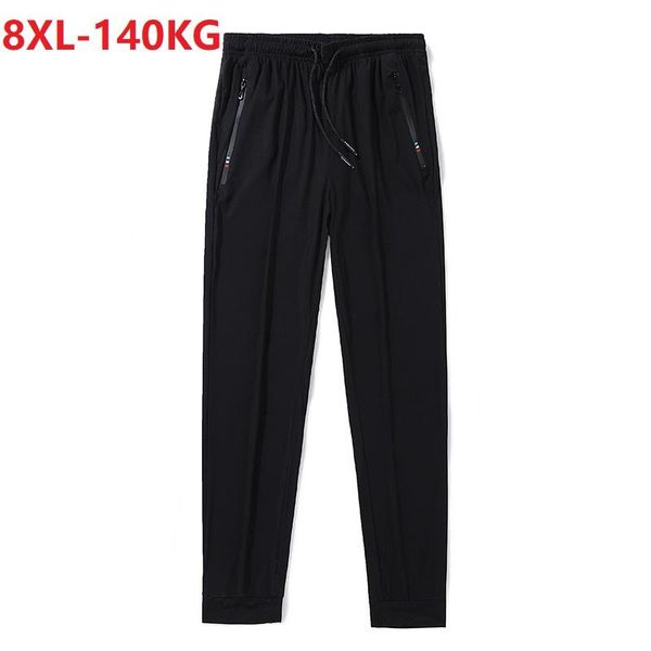 men's pants summer autumn men ice silk simple breathable plus size 7xl 8xl sports casual loose oversize elasticity 54, Black
men's pants summer autumn men ice silk simple breathable plus size 7xl 8xl sports casual loose oversize elasticity 54, Black