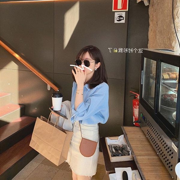 women's polos autumn and winter versatile design sense niche hong kong style retro long sleeve inner wear bandage dress shirt, White
women's polos autumn and winter versatile design sense niche hong kong style retro long sleeve inner wear bandage dress shirt, White