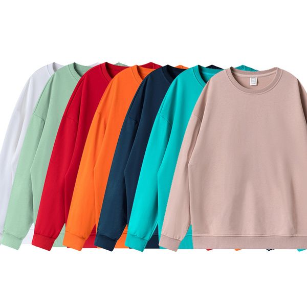 men's and women's sweatshirts cotton round neck sweater fall and winter loose shoulders, Black
men's and women's sweatshirts cotton round neck sweater fall and winter loose shoulders, Black