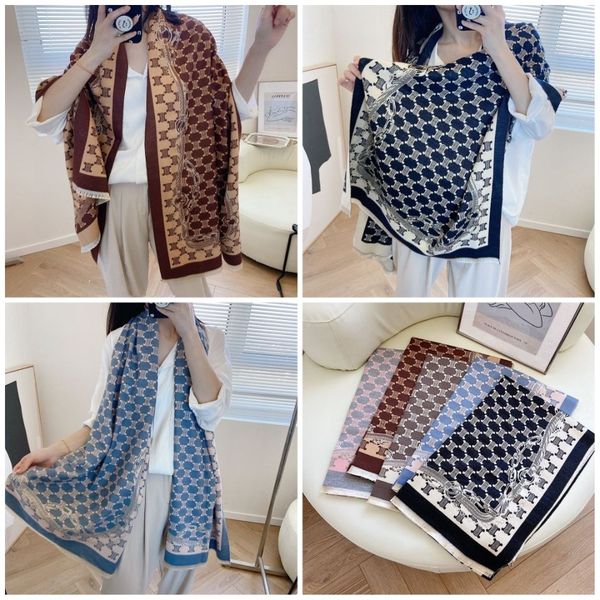womens scarf all-matching spring and autumn autumn and winter outdoor wear oversize shawl cloak dual-use thickened warm air-conditioned room, Blue;gray
womens scarf all-matching spring and autumn autumn and winter outdoor wear oversize shawl cloak dual-use thickened warm air-conditioned room, Blue;gray