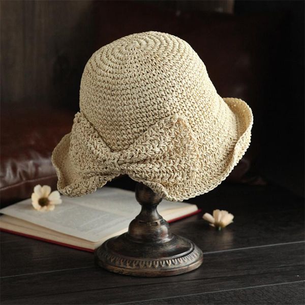wide brim hats parent-child 100%raffia bow sun hat floppy summer for women beach panama straw dome bucket femme shade, Blue;gray
wide brim hats parent-child 100%raffia bow sun hat floppy summer for women beach panama straw dome bucket femme shade, Blue;gray