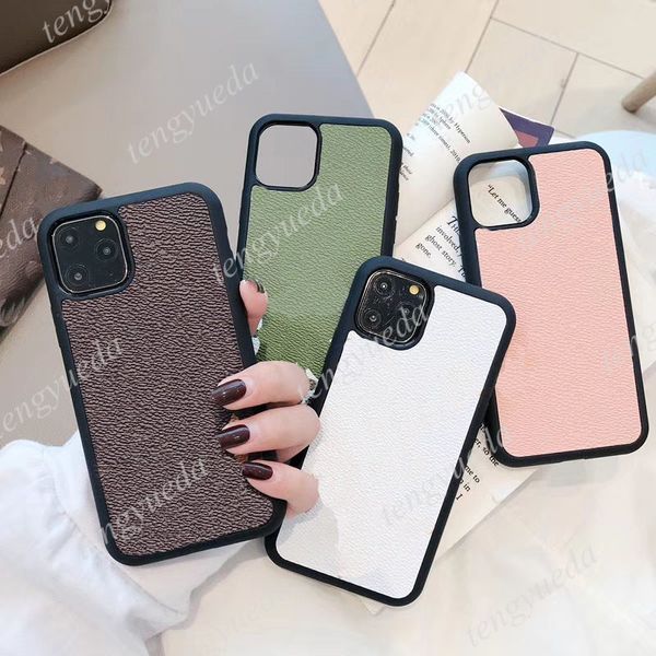 

Top Fashion Designer Phone Cases for iphone 15 15pro 14 14pro 13 12 11 pro max XS XR Xsmax 7 8 plus Leather Big Letters Print Cellphone Case Cover, L1-white
