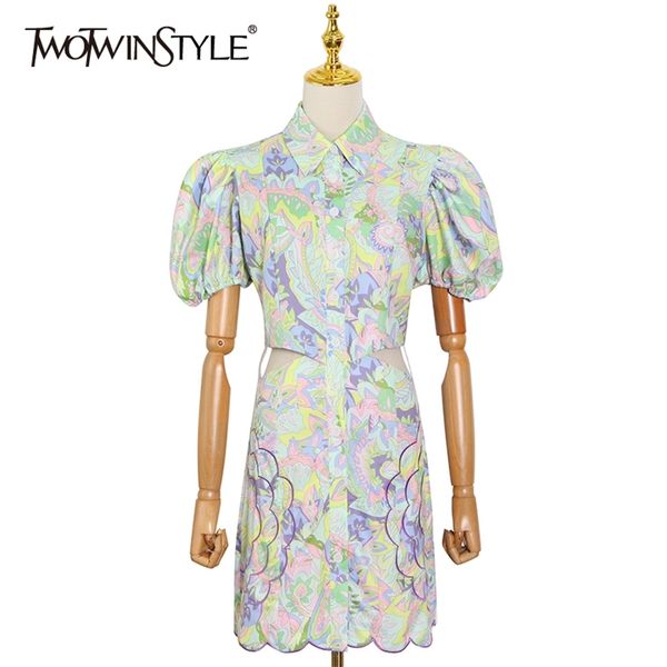 elegant print dress for women lapel puff short sleeve high waist hollow out mini dresses female summer fashion 210520, Black;gray
elegant print dress for women lapel puff short sleeve high waist hollow out mini dresses female summer fashion 210520, Black;gray