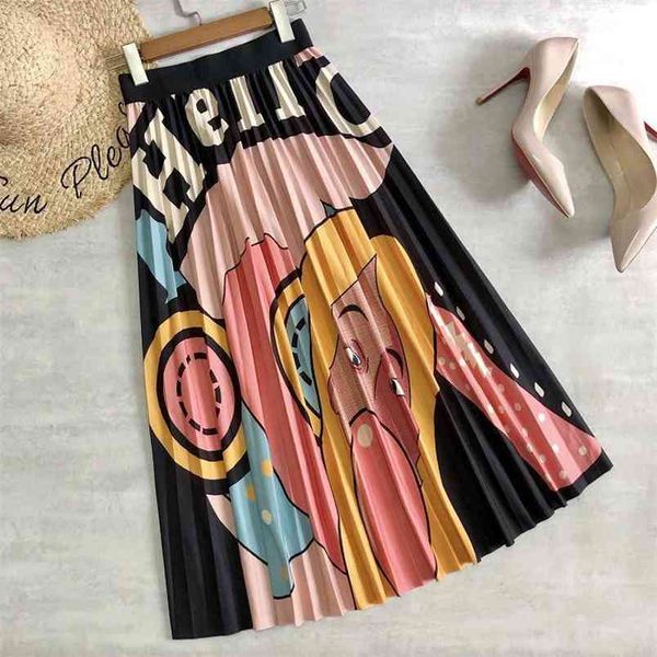 autumn&winter women high waist graffiti big skirt a-line long casual pleated all-match s 210527, Black
autumn&winter women high waist graffiti big skirt a-line long casual pleated all-match s 210527, Black