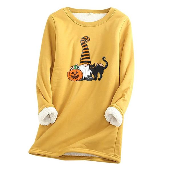 women's hoodies & sweatshirts autumn fashion thick wool halloween dwarf print sweatshirt warm o-neck lingerie casual plus size women cl, Black
women's hoodies & sweatshirts autumn fashion thick wool halloween dwarf print sweatshirt warm o-neck lingerie casual plus size women cl, Black