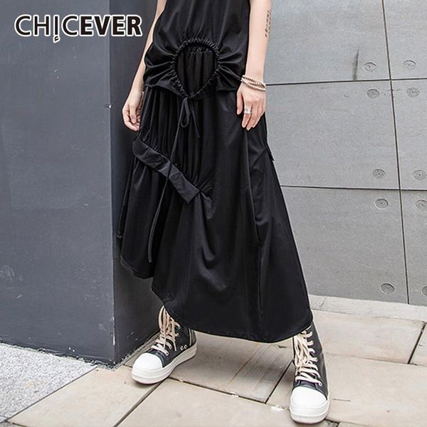 skirts chicever summer casual irregular skirt pleated solid black elastic high waist mid calf loose plus size female 2021 tide
skirts chicever summer casual irregular skirt pleated solid black elastic high waist mid calf loose plus size female 2021 tide