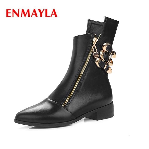 dress shoes enmayla fashion women pointed toe square heel zip buckle boots lady casual ankle big size 34-43 zyl378, Black
dress shoes enmayla fashion women pointed toe square heel zip buckle boots lady casual ankle big size 34-43 zyl378, Black