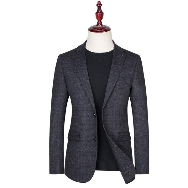 men's suits & blazers lattice business casual suit single west slim fit small coat professional formal autumn, White;black
men's suits & blazers lattice business casual suit single west slim fit small coat professional formal autumn, White;black
