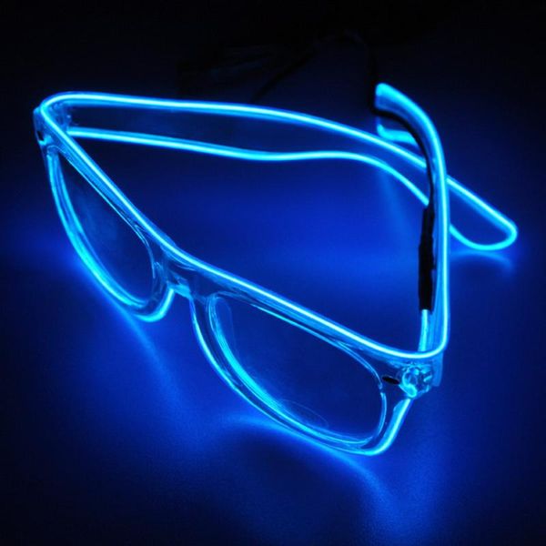 party decoration flashing el wire led glasses luminous christmas halloween lighting colorful glowing gift for dj bright light 
party decoration flashing el wire led glasses luminous christmas halloween lighting colorful glowing gift for dj bright light