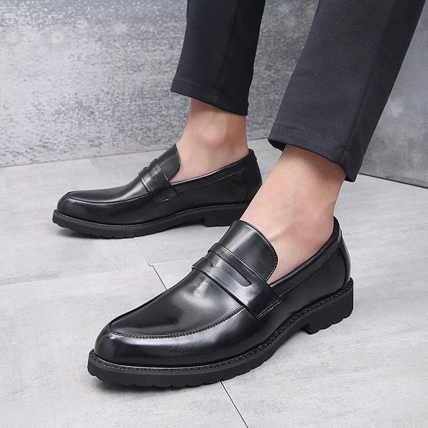 dress shoes fashion oxfords men british style casual loafer business flats footwear slip on soft moccasins chaussure homme, Black
dress shoes fashion oxfords men british style casual loafer business flats footwear slip on soft moccasins chaussure homme, Black
