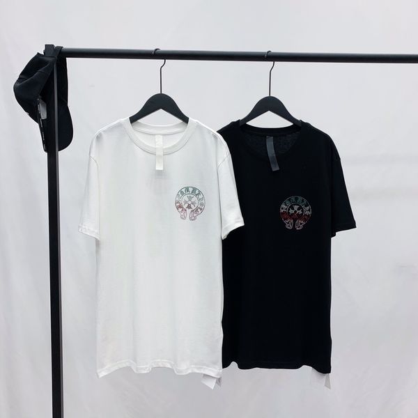 crosin 2021 new heavy industry gradual change t-shirt sanskrit color drill short sleeve lovers, White
crosin 2021 new heavy industry gradual change t-shirt sanskrit color drill short sleeve lovers, White