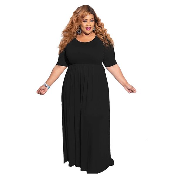liquid expansible short sleeve and standard plus size dress female fall solid skirt long, Black;gray
liquid expansible short sleeve and standard plus size dress female fall solid skirt long, Black;gray